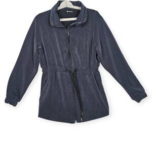 Lululemon | Full Zip Jacket | Women's | 6 | Navy/Gray | Drawstring Waist Fleece